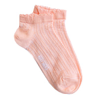 Hollow out plain girls socks