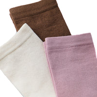 Plain dirty pink women's socks