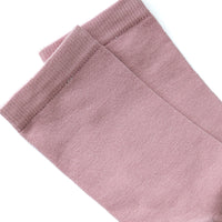 Plain dirty pink women's socks