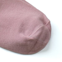 Plain dirty pink women's socks