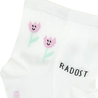 Cheerful tulip socks