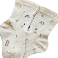 Sweet teddy bear socks