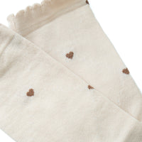 Čarape sa diskretnim srcima