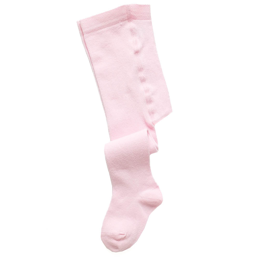 Solid-colored cotton tights