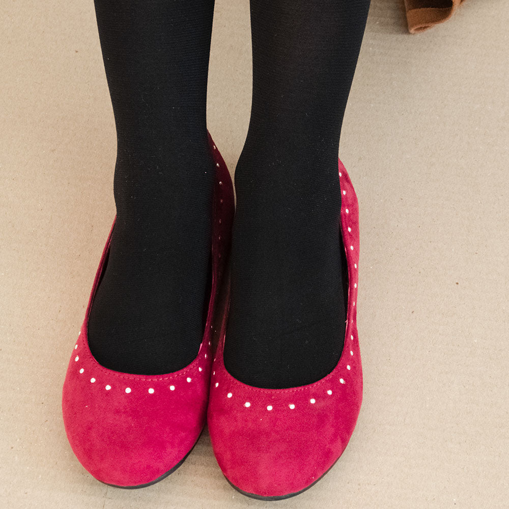 Lily May black ballerina tights