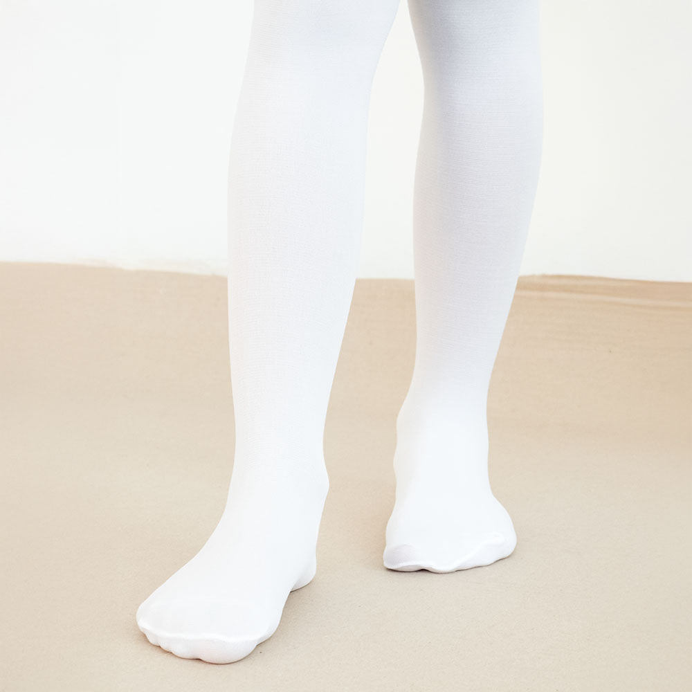 Lily May white ballerina tights