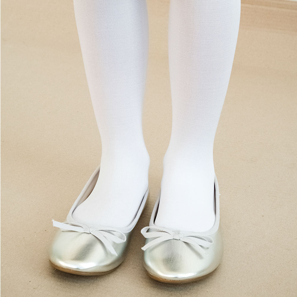 Lily May white ballerina tights
