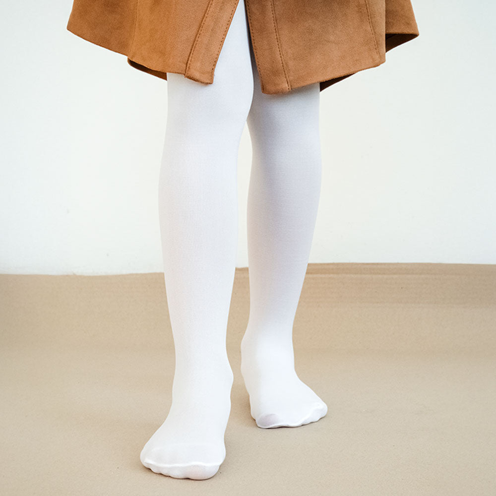 Lily May white ballerina tights