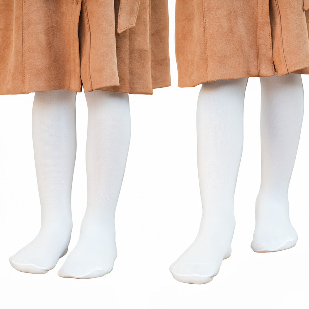 Lily May white and white tights DOUBLE