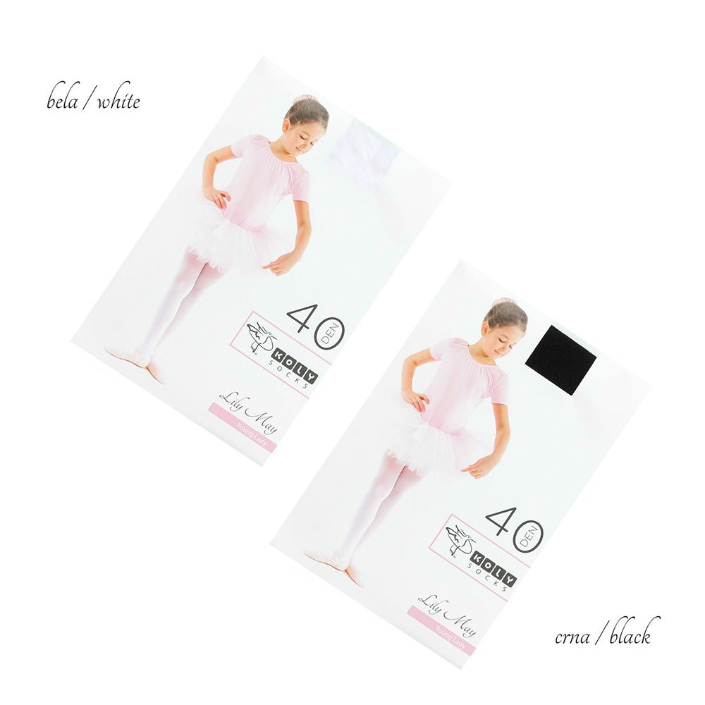 Lily May crni i beli hulahop DVOPAK