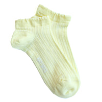 Hollow out plain girls socks