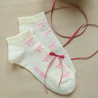 Nipples with bow pattern