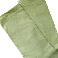 Plain green women's socks