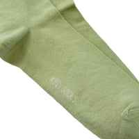Plain green women's socks