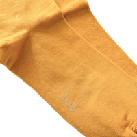 Plain ochre socks