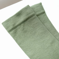 Plain green socks