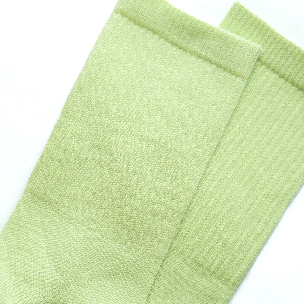 Light green plain sports socks