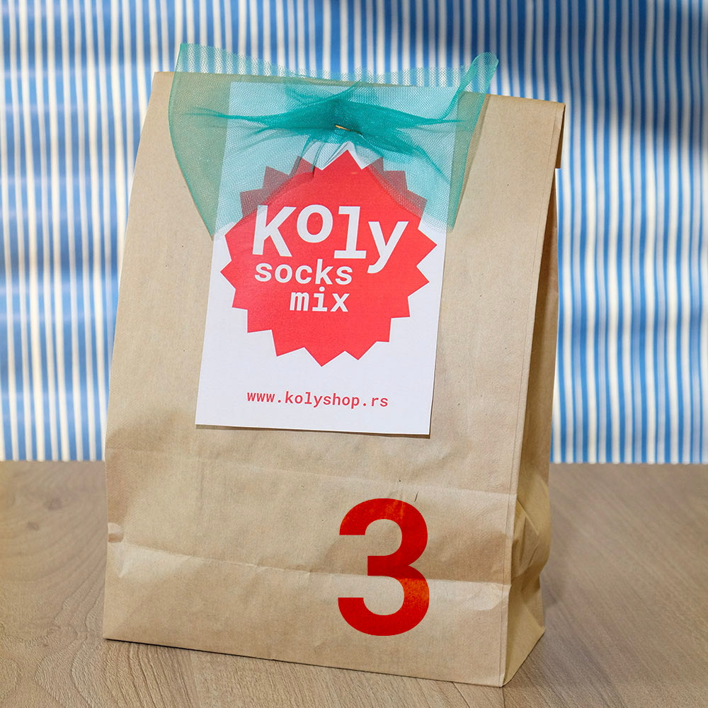 Outlet mix 3 pairs of socks
