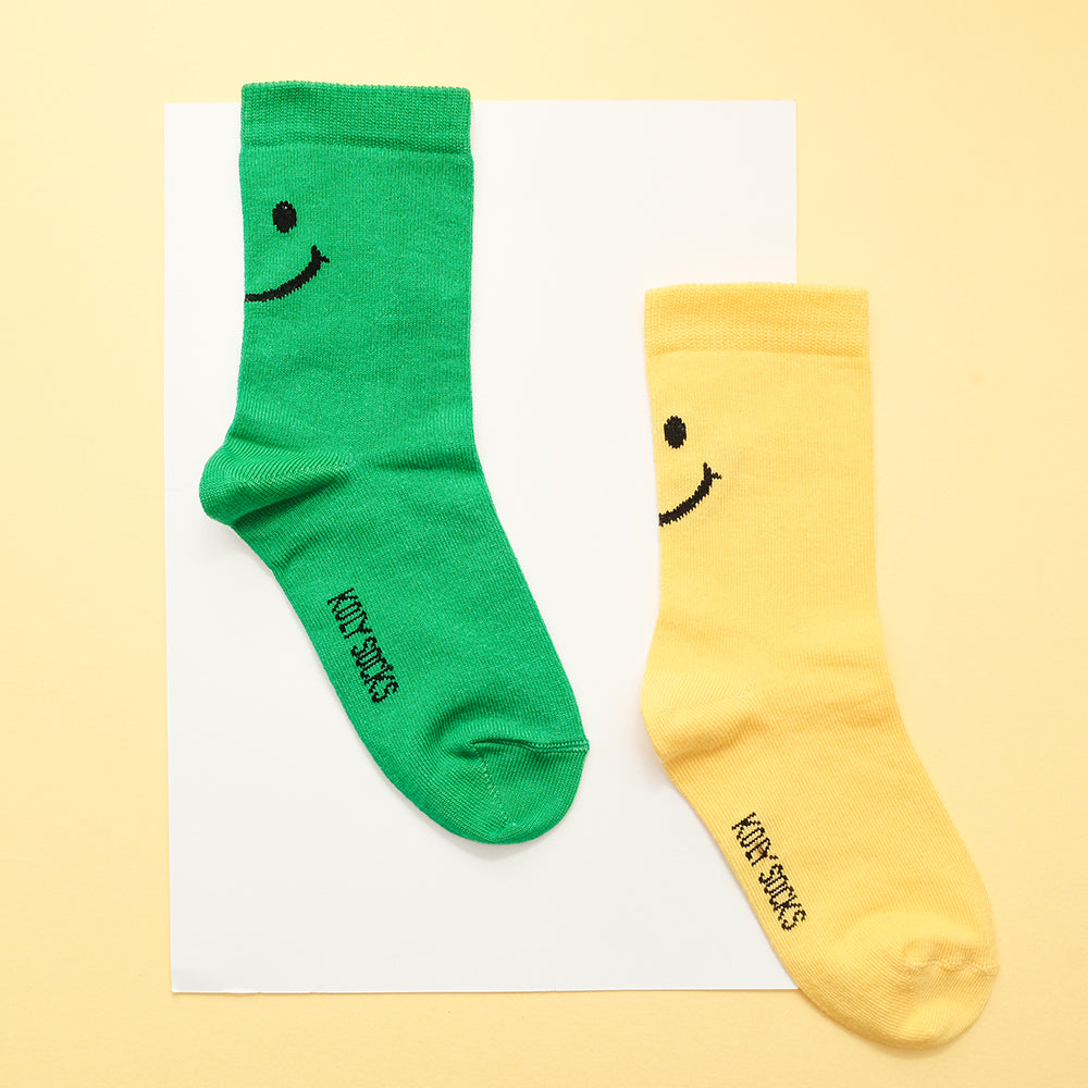 T21 Smiley socks