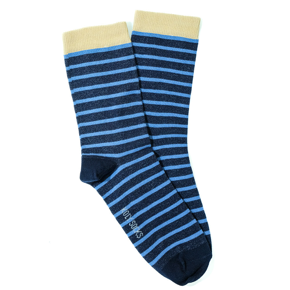 Sailor stripes blue socks
