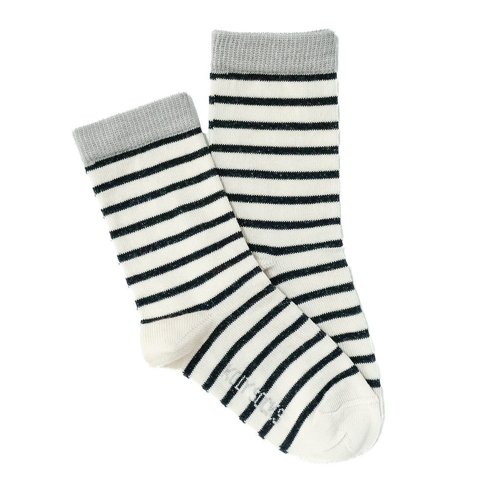 Sailor stripes cream socks