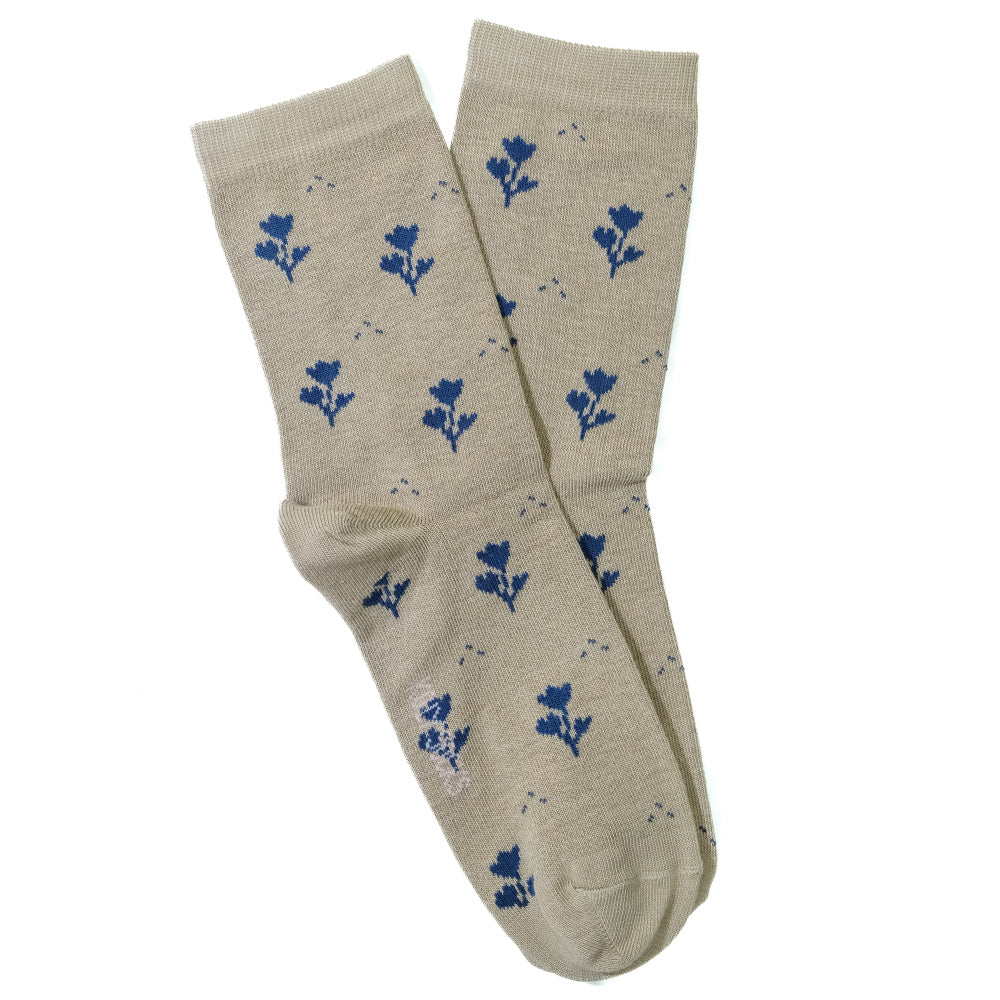 Simple flowers socks