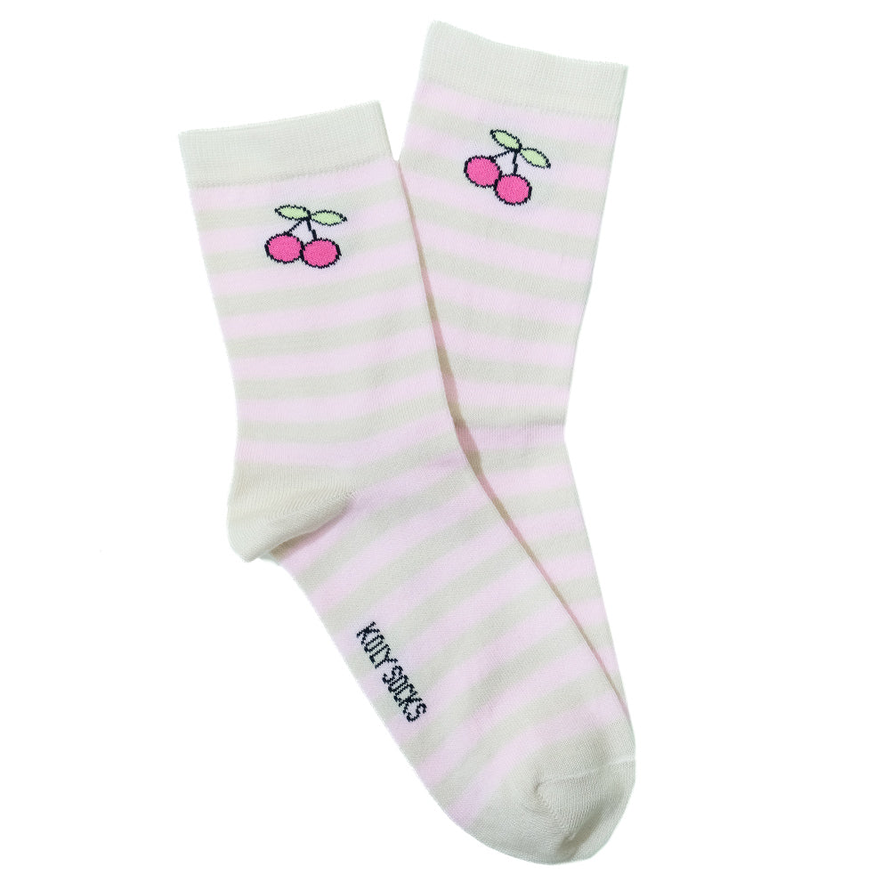 Sweet cherry socks