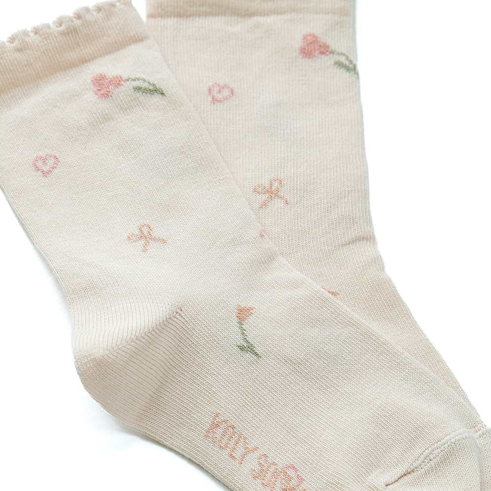 Floral socks