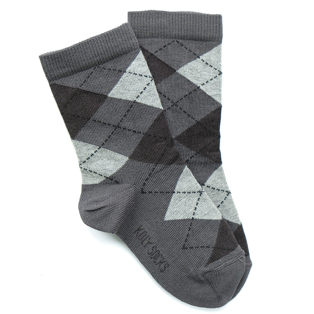 Socks with rhomboids