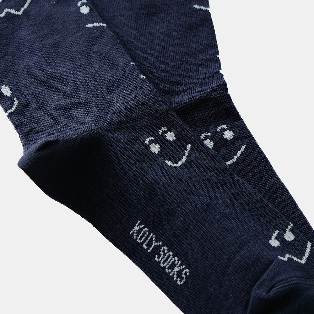 Socks with emoticons