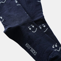 Socks with emoticons