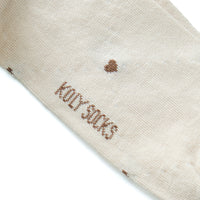 Socks with discreet hearts