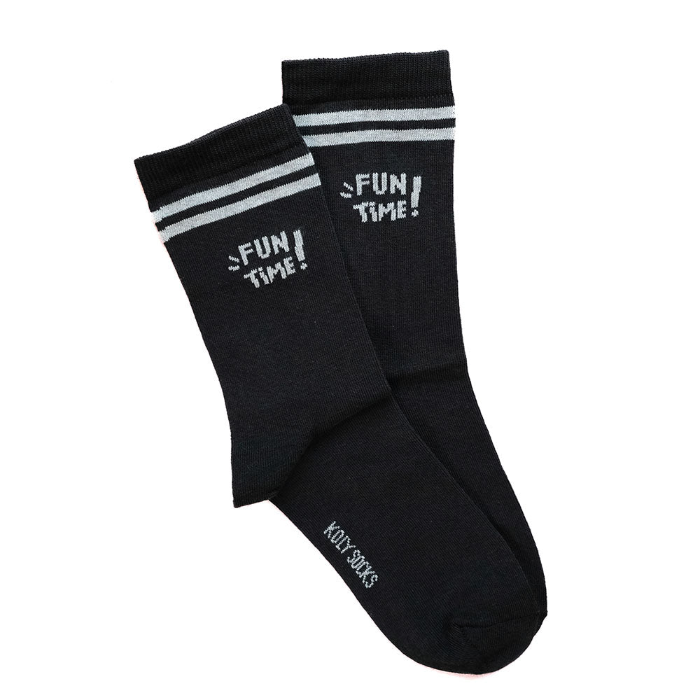 Tamno sive Čarape Fun Time
